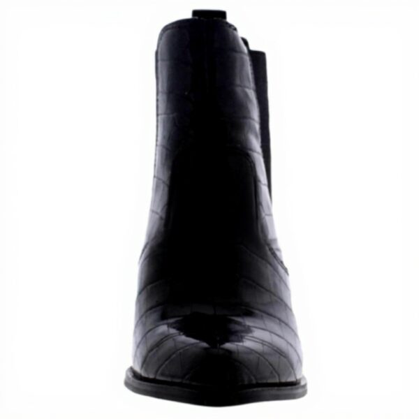 Bottes Steve Madden Femme Cuir Noir Talon Western