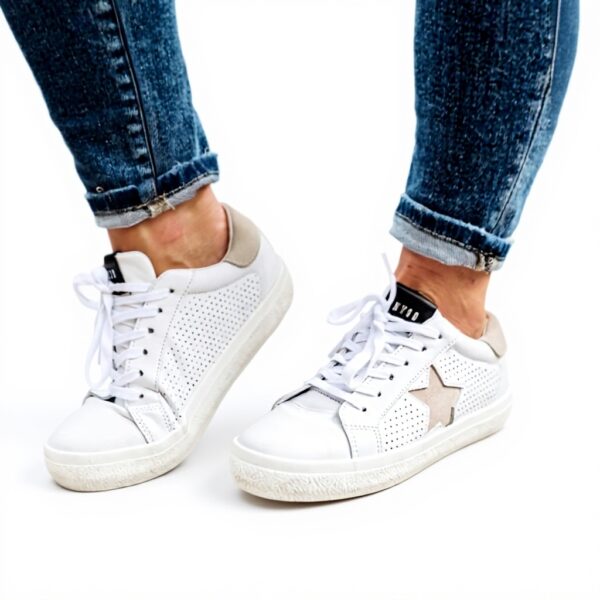 Baskets Steve Madden Étourillons Femme Blanc Multicolore