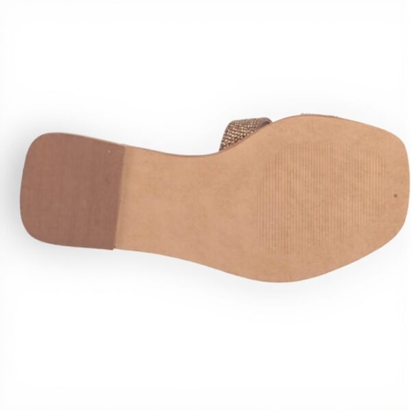 Sandales femme Steve Madden Hadyn strass bronze talon 1,9 cm