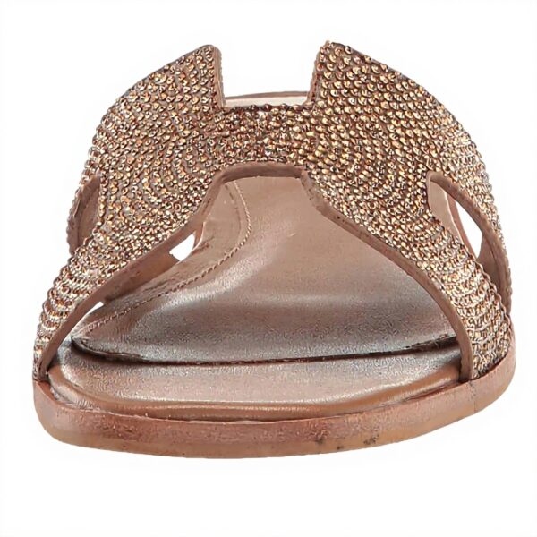 Sandales Steve Madden Femme Hadyn Strass Bronze Cuir