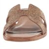 Sandales femme Steve Madden Hadyn strass bronze talon 1,9 cm